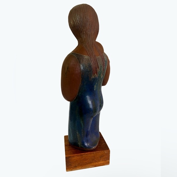 Noel Osteroff for Robert Maxwell Studio Mother and Child Statue - Picture 3 of 10